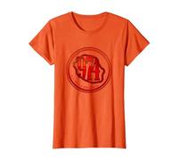 974 Ile de la Réunion - Rouge Bord de mer T-Shirt, Femme, Orange, M