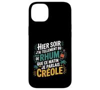 974 J’AI Tellement Bu de Rhum Ce Matin Je Parlais Créole Coque pour iPhone 14 Plus