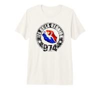 974 Réunion Margouillat NB Grunge C26 T-Shirt Haut de Gamme