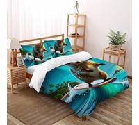 97454306-7ee2343a8e7f28bcf5bb9c1c41a9aa7fd0648fed61ea76740ca21eaf72b62e1dHousse De Couette Ensemble 3D Garçon 2 Pièces Douce Et Facile D’entretien 2 Taie D’oreiller King(220x240cm)fermeture À Glissièr