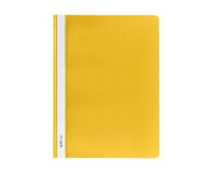 [975417] herlitz Lot de 10 chemise à lamelle format A4 Polypro Jaune