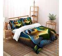97543794-b62e82ce19e968e728fb43604178efe47c3b2accfe3e99b0e5bb2115bbefe01bHousse De Couette Ensemble 3D Enfant 2 Pièces Douce Et Facile D’entretien Taies D’oreiller Super King(260x220cm)fermeture À Gli