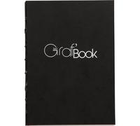 975800c Carnet Cousu Graf'book 360° - 100 Feuilles Papier Dessin Blanc À La Surface Lisse - A6 10,5x14,8 Cm 100g - Orientation Portrait