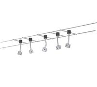 978.64 Paulmann Wire System Geo Q-Flex 5x3W 12m Chrome Mat 230/12V 60VA Me