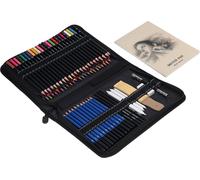 97PCS Drawing Pencil Colored Pencil Set with A5 Sketch Book Art Supplies for Beginners Students (en anglais)