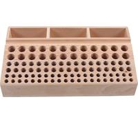 98 Bois Cuir Artisanat Étagère en bois pour l'artisanat du cuir Porte-outils Porte-outils Organisateur Cuir Découpe Bois massif