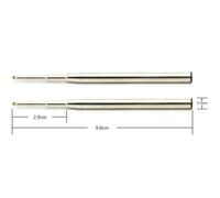 98 mm 3. Recharge à l'encre à Bille de 88 Pouces Compatible avec PN 116190 124493 P164 stylos à Bille 1. Astuce de 0 mm(2pcs Blue)