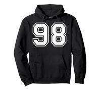 98, numéro Quatre-Vingt-dix-Neuf, Correspondance Graphique des Sports d'équipe, Varsity Sweat à Capuche
