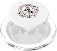 98 Years Loved Women Men 98 Years Old Cool 98th Birthday PopSockets PopGrip pour MagSafe