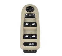 98054508ZD Interrupteur Commande Vitre Automatique Bouton Rétroviseur Latéral Accessoires pour Peugeot 308 508 pour Citroen pour C5 2007-2013 Bouton Commande lève vitre électrique(Beige)