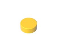 98138 Plaque Circulaire Tuile Ronde 1x1 50 Pièces GDS-612 Compatible avec Lego Briques de Construction Couleur:Giallo 24