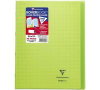 [981603C-3] Clairefontaine Lot de 3 Koverbooks Cahier Protège-cahier Piqué 24...