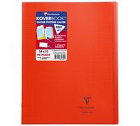 [981604C] Clairefontaine Cahier piqué Koverbook 24x32cm 96 pages petits carre...