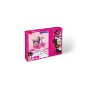 Maped - Coffret cadeau Barbie Crayons, marqueurs, taille-crayons, ciseaux 13 cm, gomme, stickers, pot à crayons