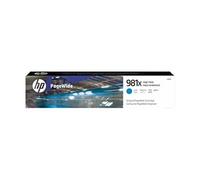 HP 981X - 116 ml - à rendement élevé - cyan - original - PageWide - cartouche d'encre - pour PageWide Enterprise Color MFP 586; PageWide Managed Color E55650 G