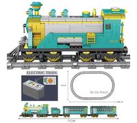 98225 Pas De Boîte - Train À Vapeur Avec Batterie Et Moteur Électrique Pour Enfants, Ensemble De Blocs De Construction, Jouets, Cadeaux Pour Enfants