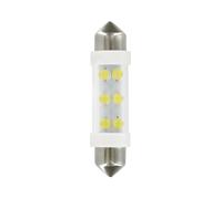 98349 24V Lampe Torpille 6 LED 11x41 MM SV8 5 8 2 Pièces D / Blister Blanc 1pz