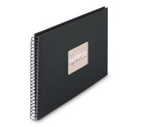 [9835] Hama Album à spirale "Fine Art", 36 x 32 cm, 50 pages noires, New Black