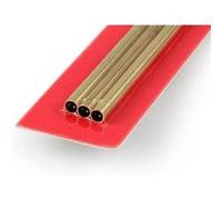 9836 4mm x .225mm wall brass tube (300mm) (3) G