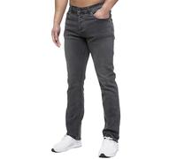 989Zé ENZO Pantalon Homme régulier Ajustement Coupe clasique Coton Stretch Denim Pantalon Jeans EZ359 Gris 38W / 30L
