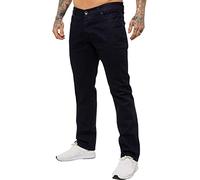 989Zé ENZO Pantalon Homme régulier Ajustement Coupe clasique Coton Stretch Denim Pantalon Jeans EZ359 Bleu 36W / 34L