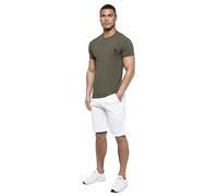 989Zé ENZO Short chino en coton pour homme, blanc, 32W