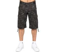 989Zé ENZO Shorts Cargo en Jean Camouflage pour Hommes