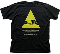 98SUNYE Point Break Skydiving School Bodhi and Utah Inspired Black t-Shirt T-Shirts à Manches Courtes(Large)