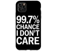 99,7 Cent Chances Men Fiche Humeur Coque pour iPhone 11 Pro Max