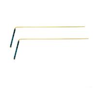 99 9 Lot de 2 tiges de sonde en cuivre pur pour la détection de source d'eau et la chasse au trésor avec design rétractable et pendule pour une recherche plus facile des cibles (bleu)