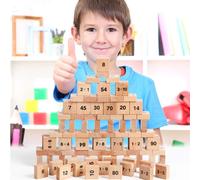 99 Blocs Mathématiques À Multiplication, Jouets D'Interaction Parent-Enfant Pour Garçons Et Filles