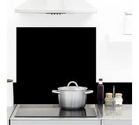 99 DECO - Crédence Cuisine Aluminium Total Black - Lot de 2 L100xh20cm