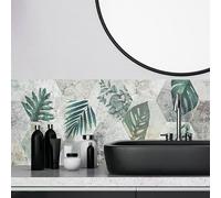 99 DECO - Crédence Salle de Bain Adhésive Mix and Vegetal - Lot de 2