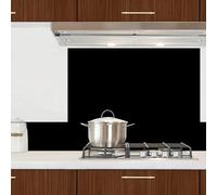 Fond de hotte en aluminium - essentiel noir - 70x60 cm - 99 Déco
