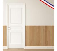 99 Déco - Lot de 2 kits pour moulures de porte en bois - à doucine - Prêt à coller et peindre - Fabrication française