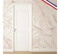 99 Déco - Lot de 2 kits pour moulures de porte en bois - à doucine - Prêt à coller et peindre - Fabrication française