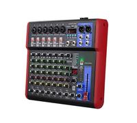99 DJ Console De Mixage Audio Enregistrement Karaoké Interface Audio 4/6/8 Canaux For Contrôleur Studio Avec Effets Numériques(8 Channels)