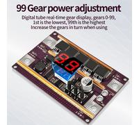 99 Engrenages de puissance Mini machine à souder à points réglable Carte de contrôle pour le soudage de piles cylindriques au lithium et de feuilles de nickel de 0,1 à 0,3 mm