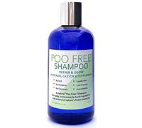 99% NATUREL - SHAMPOING - RÉPARE ET POUSSE - ALOE VERA, RICIN, AVOCAT & MENTHE - 250 ml - par POO FREE. Sans Sulfates, Sans Parabènes. Concentré. pH Équilibré, Doux, Adapté aux Peaux Sensibles.