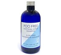 99% Naturel - SHAMPOOING APAISANT pour Cheval - Aloe Vera, GÉRANIUM & Lavande - 250ml - par POO FREE - sans Sulfates, sans Parabènes, sans Silicone. Concentré, Nettoie, Apaise, Hydrate, Soulage.