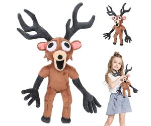 99 Nights in The Forest Peluche, 99 Nights in t-he F-orest Poupée en P-eluche, In the Forest Pe-luche cerf douce Poupée cerf, 38cm Peluche 99 Nuits dans la forêt, Cadeau pour Halloween et Noël