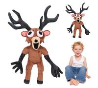 99 Nlg-ht Peluche mé-chant de cerf, Ce-rf Jouet en peluche douce, In the Forest Peluche cerf douce Poupée ce-rf, Le mé-chant cer-f Peluches, pour enfants et adultes, pour Cadeau de Noël et d'halloween