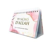 99 noms d´Allah - Mieux le connaitre pour mieux l´adorer- CALENDRIER CHEVALET - ROSE