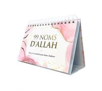 99 NOMS D'ALLAH - MIEUX LE CONNAÎTRE POUR MIEUX L'ADORER - CALENDRIER CHEVALET BEIGE