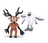99 Nuits dans la Forêt Peluche -Le cerf méchants et le hibou Peluche Douce Inspirée du Jeu Nuit dans la Forêt Peluches pour les Fans Collectionner les cadeaux de Noël, Halloween, Anniversaire