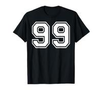 99, numéro Quatre-Vingt-dix-Neuf, Correspondance Graphique des Sports d'équipe, Varsity T-Shirt