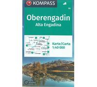 99 oberengadin - alta engadina - Collectif - Kompass Karten - broché - Atlas / carte