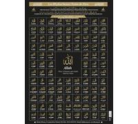 99 PLUS BEAUX NOMS DE DIEU - POSTER NOIR