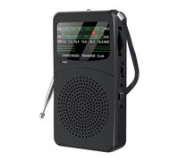 -99 Portable Full Band Radio Mini FM AM SW Radio Receiver with High Power Speaker Support LED Light Wired Headset
