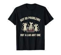 99 Problems But a Lab Aint One Grunge Science Humour T-Shirt